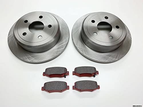 Disques de frein arrière et plaquettes Jeep Wrangler JK 2007-2018 BRK/JK/021A