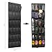 ZKXNBXX Over The Door Shoe Organizer with 24 Large Breathable Mesh Pockets Sturdy Closet Door Shoe Storage Holder Hanging SimpleHouseware Men Women Kids Shoe Holder for Rack (Black)