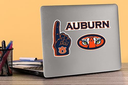 Image of Auburn University 9ct Vinyl Large Deluxe Stickers Variety Pack - Laptop, Water Bottle, Scrapbooking, Tablet, Skateboard, Indoor /Outdoor - Set of 9