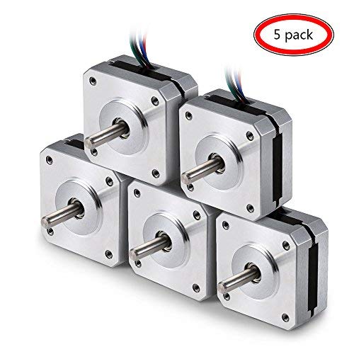 5 Pack Nema 17 Stepper Motor, MYSWEETY 1A