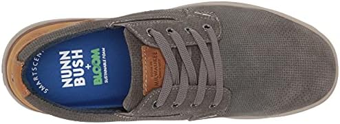 Nunn Bush Men's Tour 2.0 Plain Toe Oxford with KORE Comfort Technology, Gray, 10.5 | Image 4