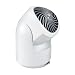 Vornado Flippi V10 Compact Oscillating Air Circulator Fan, Ice White