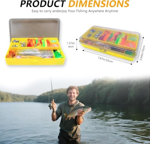 Set de Señuelos de Pesca Completo 431 Piezas con Caja de Herramientas FREGITO Modelo 431 miniatura 3