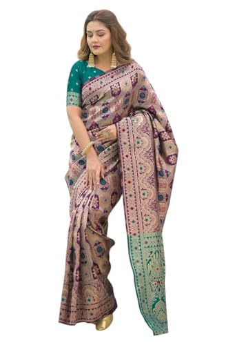 Image of Yashika Women's Banarasi Kanjivaram Silk Woven Saree | Animal Printed Patola Silk Saree for Women