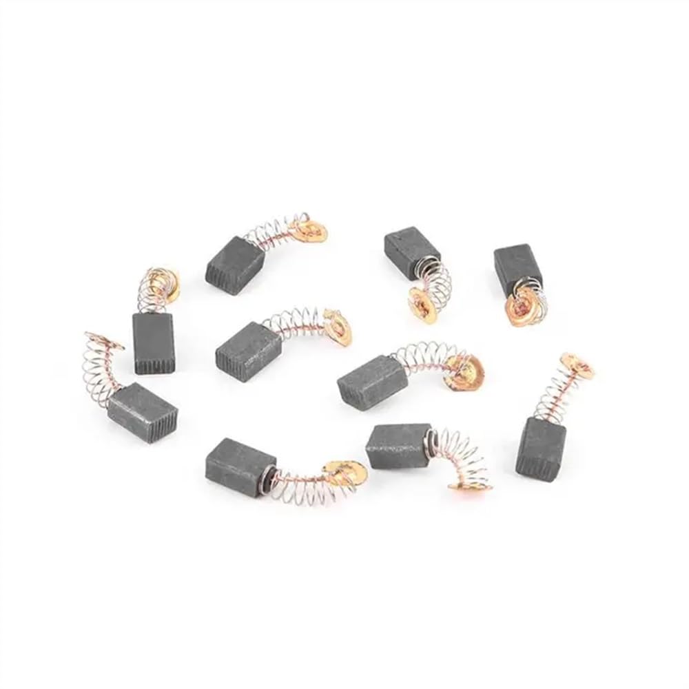10 szt. Zamienniki szczotek węglowych do elektronarzędzi - Zestaw szczotek grafitowych do szlifierek kątowych i młotów elektrycznych(6x9x13mm)