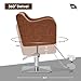 BarberPub Classic Salon Chair for Hair Stylist,Hydraulic Barber Styling Chair,Beauty Salon Spa Equipment 3802 (Brown)