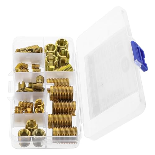 Beatifufu Metric Screw Assortment Kit Thread Repair Tool Carbon Steel Thread Repair Inserts
