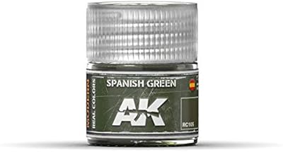 AK-Interactive Spanish Green 10ml RC105 - Model Building Paints and Tools # AK-RC105