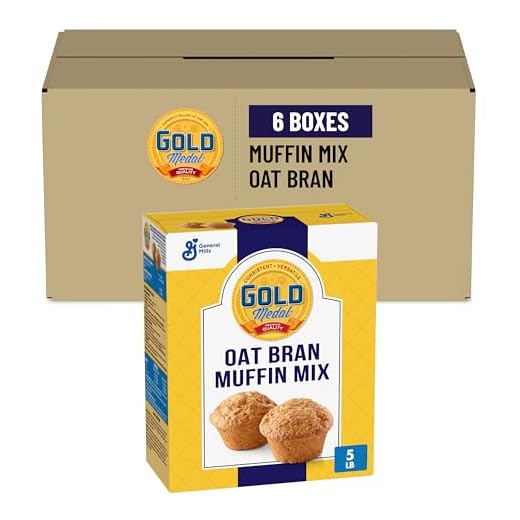Gold Medal Oat Bran Muffin Mix, 5Lb Box