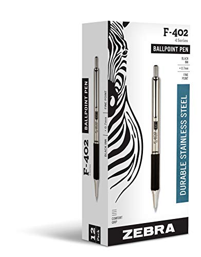 Stylo bille rétractable noir 12x écriture fluide fournitures de bureau