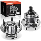 A-Premium 2 x Rear Wheel Bearing and Hub Assembly with ABS & 5-Lug Compatible with Buick Cadillac Chevy Pontiac - 1991-2011 - Lesabre, Lucerne, Reatta, Allante, DTS, Seville, Malibu