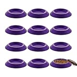 Dubia Kakerlaken-Futterstation – 12-teiliges Terrarium-Futtertablett | Insektenfutterbehälter | Miniatur-Dubia-Roach-Schale, Habitat-Futterschale für Springschwänze, Tausendfüßler, Zwergwirbellose, Re