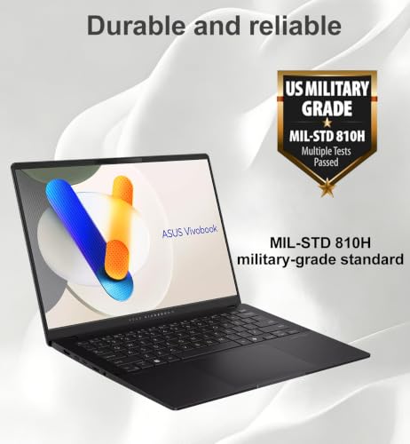 Image of ASUS Vivobook S 14 AI Laptop (14 inch FHD+ OLED, Intel Core Ultra 7 258V, 32GB DDR5, 1TB SSD, Arc 140V GPU), Copilot+ PC, 2x Thunderbolt 4, Backlit, IR Webcam, Wi-Fi 7, Ultra-slim and light, Win 11 Home
