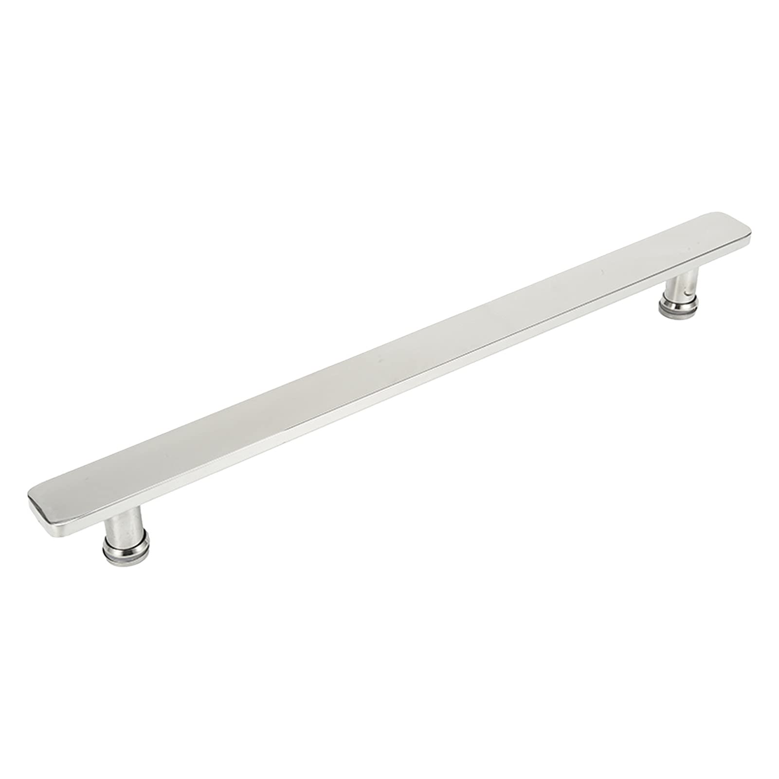 Poignée de porte de douche en verre acier inoxydable chrome poli entraxe 440mm