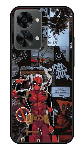 Image of NDCOM for OnePlus Nord 2T Back Cover | Protective One Plus Nord 2T Back Cover Superhero Collage Printed Metal Case