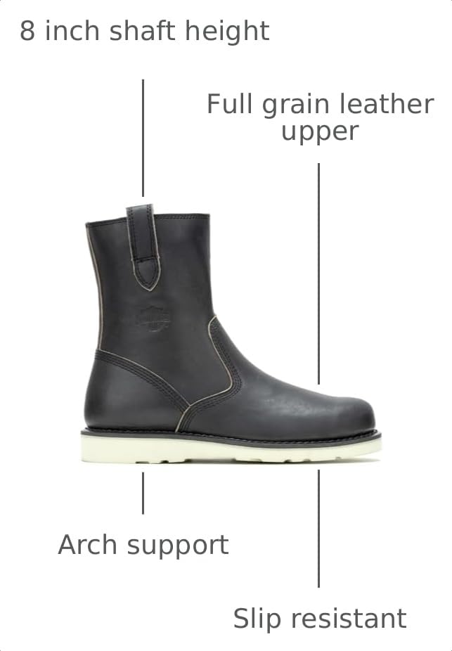 Image of Harley-Davidson Footwear Mens Aldredge Casual Boots Ankle