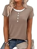 Association : Ce t-shirt d’été pour femme se marie parfaitement avec un jean, un short, une jupe ou un legging pour un look casual. Peut également se porter sous une veste légère, un cardigan ou un blazer pour un style plus chic et urbain.