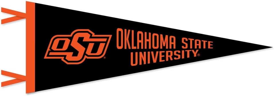 Oklahoma State Cowboys Wool Felt Pennant - 9" x 24"