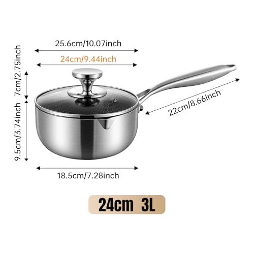 Pot en acier inoxydable de qualité supérieure à structure alvéolée robuste - 3