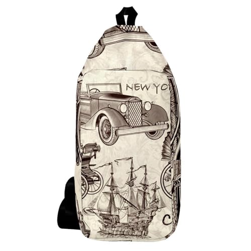 Sac à dos vintage de voyage et randonnée stylé pour homme et femme