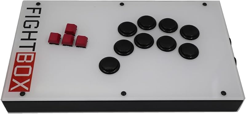 FightBox F7-PC Botón de teclado sin palanca Arcade Fight Stick controlador de juego Compatible con PC/PS3/Switch