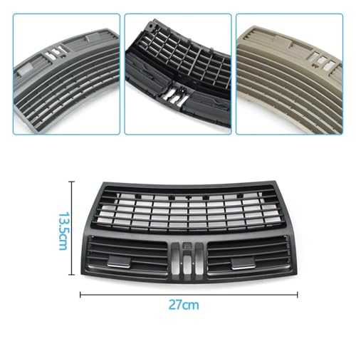 Rejilla de ventilación central para Benz Clase S W120 1998-2005, panel frontal de aire de coche 3