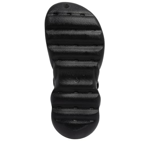 Image of Nautica Kids Clog Sandals - Slip-On Lightweight Water Shoes with Adjustable Heel Strap - Comfortable EVA Slip-Resistant Clogs for Boys & Girls - Toddler & Youth Sizes