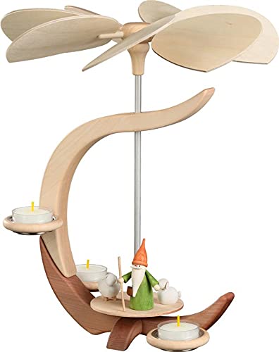 Pyramide de table en C lutin berger Rudolphs Schatzkiste 27x30cm