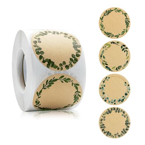 SYCCLLYYDS Etiquetas autoadhesivas de Pascua, 500 unidades, etiquetas adhesivas para escribir, pegatinas personalizadas para regalo de boda, pegatinas de agradecimiento (Style1)