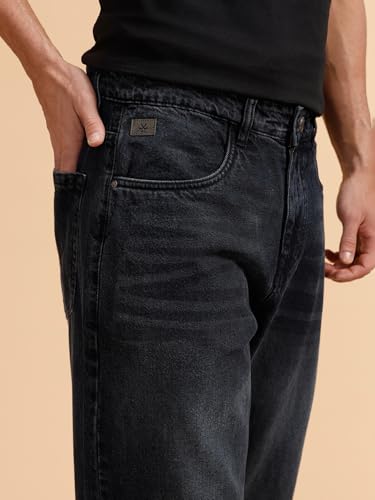 Image of WROGN Men's Loose Fit Jeans | Mid Rise | Jeans for Man