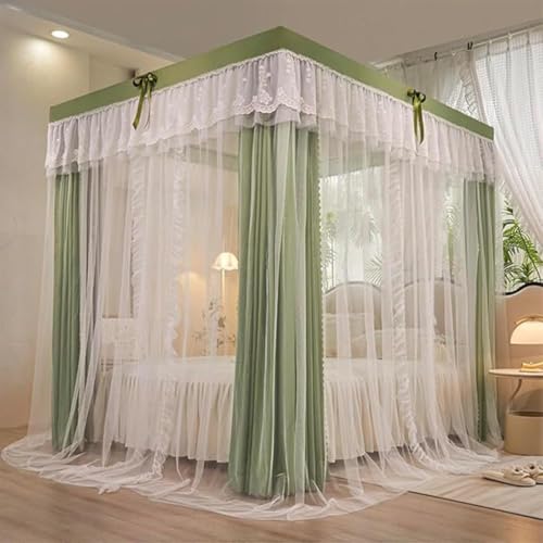 Mosquitera dosel para cama matrimonio contra insectos en verano 4