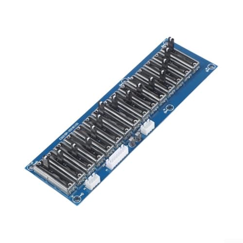 Placa Ecualizadora de 5, 10 o 15 Bandas con Fuente Dual Regulada ±5V para Proyectos DIY de Audio en Escenario, Azul (10 Bandas) miniatura 6