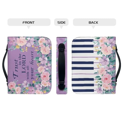 Men Women's PU Bible Cover Inspirational Bible Carrying Case Leather Funda Para Biblia3