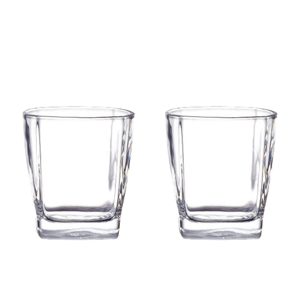 Whiskey glasses, set of 2, 8oz, premium scotch glasses, bourbon glasses for cocktails, old fashioned drinking glasses for parties, bars, gifts, restaurants and home use