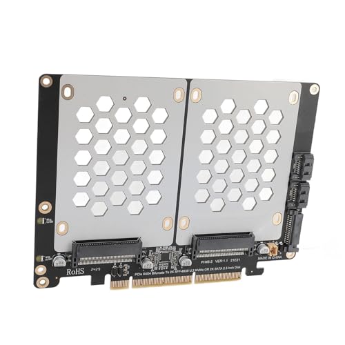 Acouto PCIe U.2 X8 Tarjeta DE Adaptador SSD SFF8639 PCIe4.0 Soporte DE Tarjeta Dividida U.2 NVME .5 Pulgadas ENCLANTADOR Este SEPTER DE 25 U2 Hard I DISPADOR del DISCADO CARDPCIE 4.0 A SSD