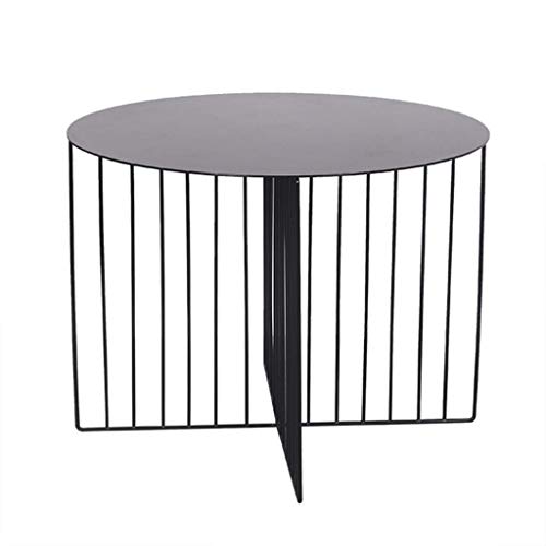 Home Side Table Deskround Wrought Iron Coffee Table Modern Minimalist