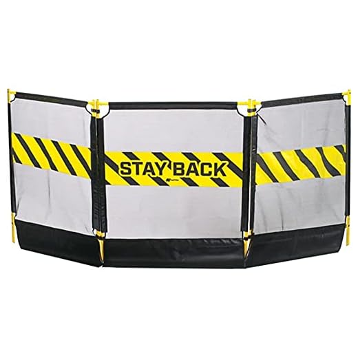 Heavy-Duty Debris Containment Barrier