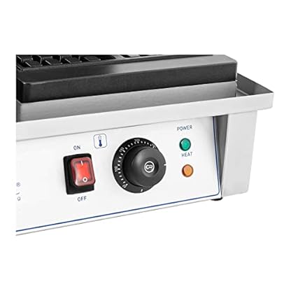 Royal Catering RC-WM201 Doppel-Waffeleisen rechteckig 2 x 2.000 W belgisches Waffeleisen Waffeleisen belgische Waffeln – Bild 3
