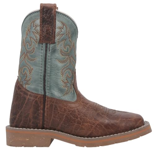 Dan Post Kids Boys Lil' Bisbee Square Toe Casual Boots Mid Calf - Brown - Size 9 D