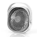 LaHuko USB Ventilatore da Scrivania, 20cm Portatile Ventilatore da Tavolo Ricaricabile, Silenzioso Ventilatori Personali per Casa Ufficio Auto Outdoor e Viaggi(3 Velocità, 2000mAh, Rotazione 360°)