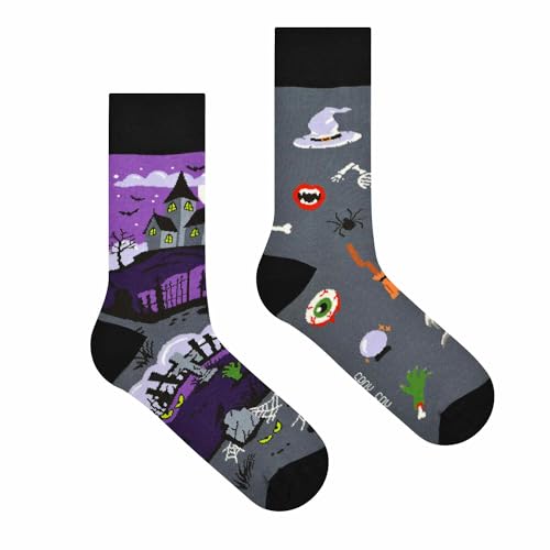 Spox Sox Casual Unisex - lustige verrückte bunte Socken für Damen und Herren Gr. 36-39 Halloween