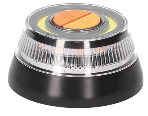 PMK GRUPO - Light V16 Holomoged DGT | Emergency Car Light Accident [Visibility 1 km] or Flashlight with Magnetic Base or Hook for Simple Activation IDIADA PC20100269-1 Unit