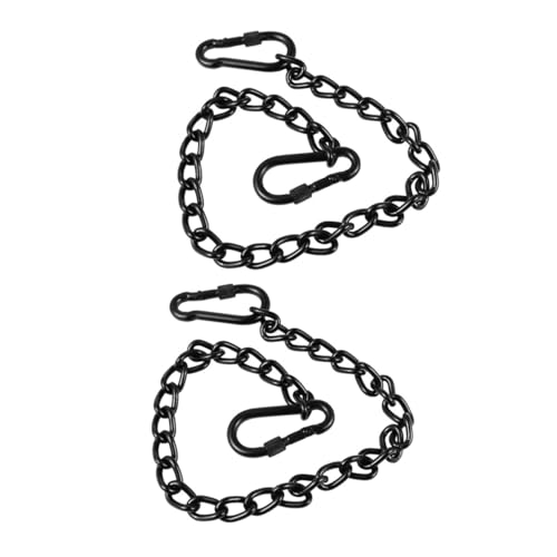 Lurrose 2 pièces Chaîne de Balancelle Acier Inoxydable Lot de Chaînes de Fixation Robustes pour Hamac et Chaise Suspendue pour Balançoire de Jardin et Usage Intérieur
