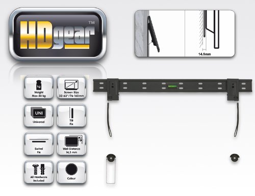 PureLink X-WM-F63UF LED TV muurbeugel vast 81-160 cm (32-63 inch)