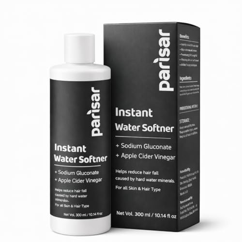 Image of Parisar Instant Water Softener for Home & Bath 300ml (Pack of 1)| Hard Water Softener Liquid | pH Balanced Formula | For Softer Skin & Smoother Hair