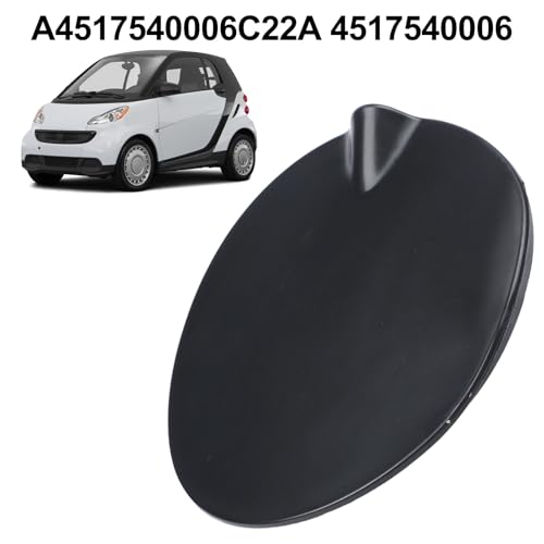 Tapa de puerta de combustible negra para Smart Fortwo 2008-2015 OEM 4