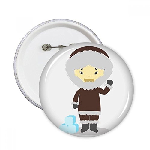 Badge pins Groenland : idée de cadeaux originaux multicolores DIYthinker