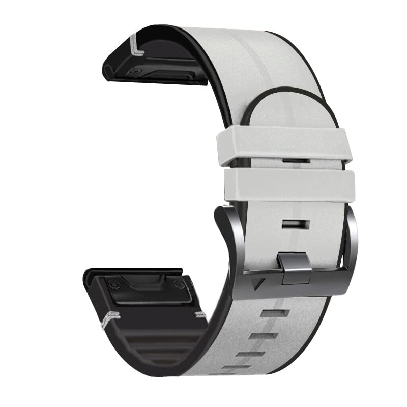 Correa Garmin Fenix 5 Plus cuero antisudor que evita irritaciones en la muñeca