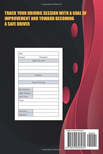 Student Driver Log Book: Record Student Driving Time - New Driver Ednotebook - Teen Driving - Track Your Driving Sessions - Notebook For New Driver - Driver's Ed Log Book - New Drivers Gift #TOP1