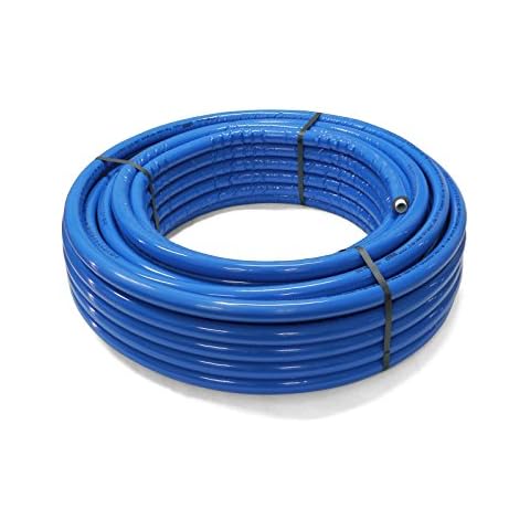 Pipetec Aluverbundrohr Aluminium Mehrschichtverbundrohr 16x2 mm 6mm blau 50m Isolierung PEX Mehrschicht-Verbundrohr MV-Rohr Mehrschichtrohr Heizung Wasser Cover